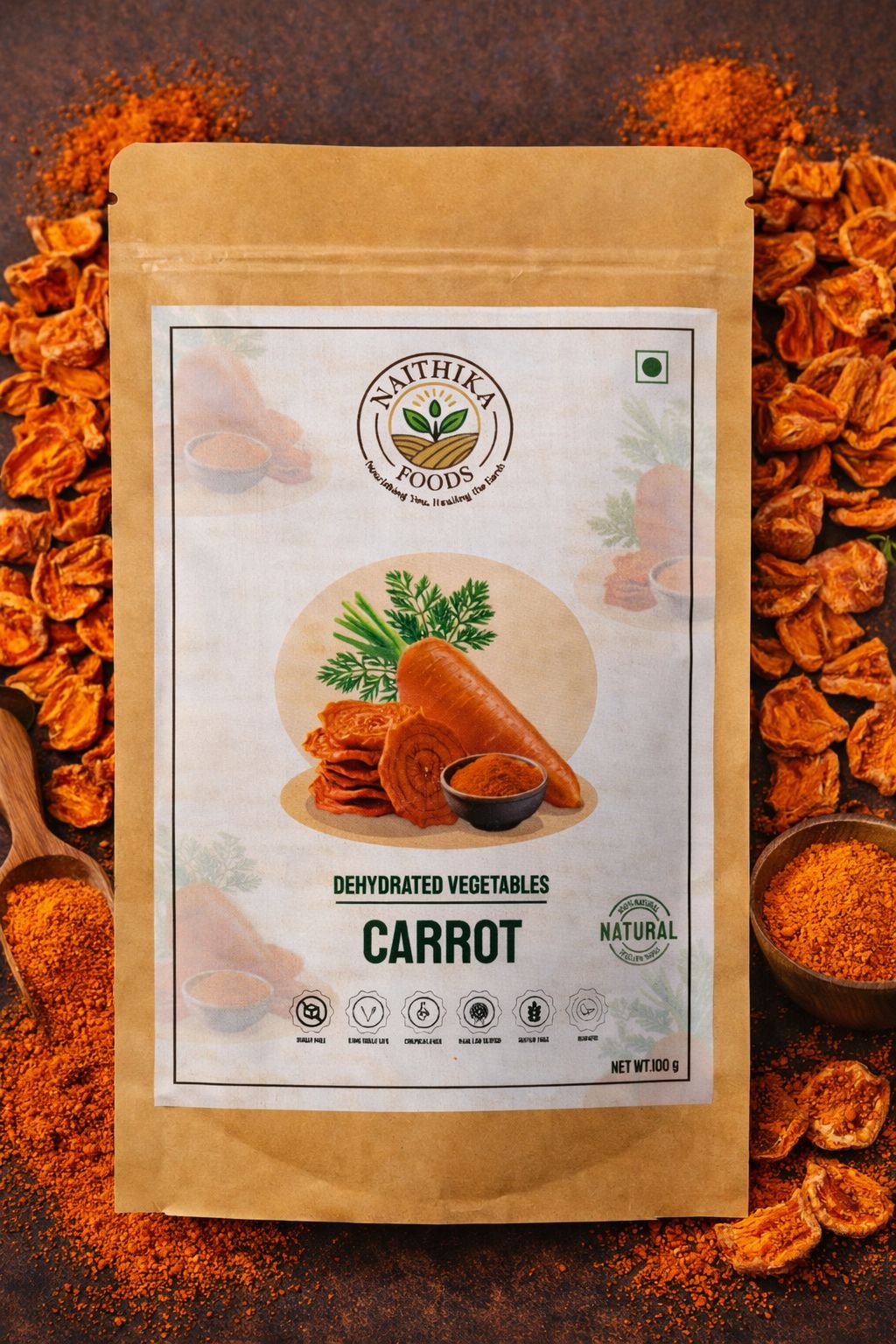 Dehydrated Carrot Slices